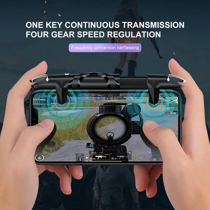 Controlador de juego móvil G5 para PUBG, gatillo de juego, tirador, puntería, botón de tecla ABS, Joystick para IPhone, Android, Smartphone