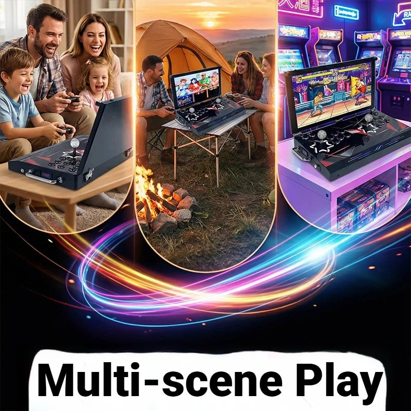 Consola de juegos para el hogar con pantalla grande de 21 pulgadas, juegos integrados de lucha para dos jugadores, sin retraso, consola de juegos Arcade Street Fighter, novedad de 2026