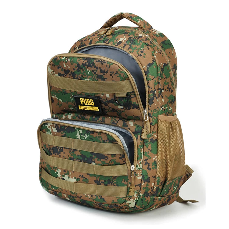 Mochila camuflaje de gran capacidad: cierre con cremallera, senderismo, viajes, mochila para aventuras al aire libre