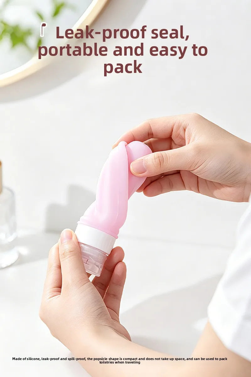 Set de 3 Botellas de Viaje para Cosméticos