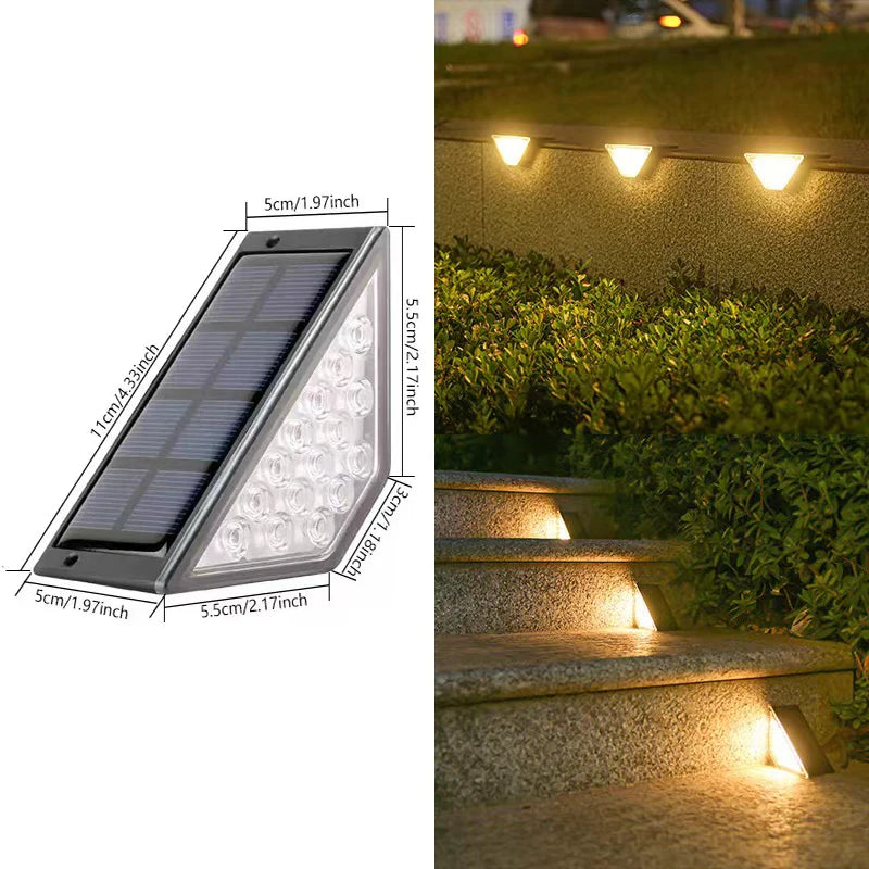Luces Solares de Paso para Escalera y Jardín