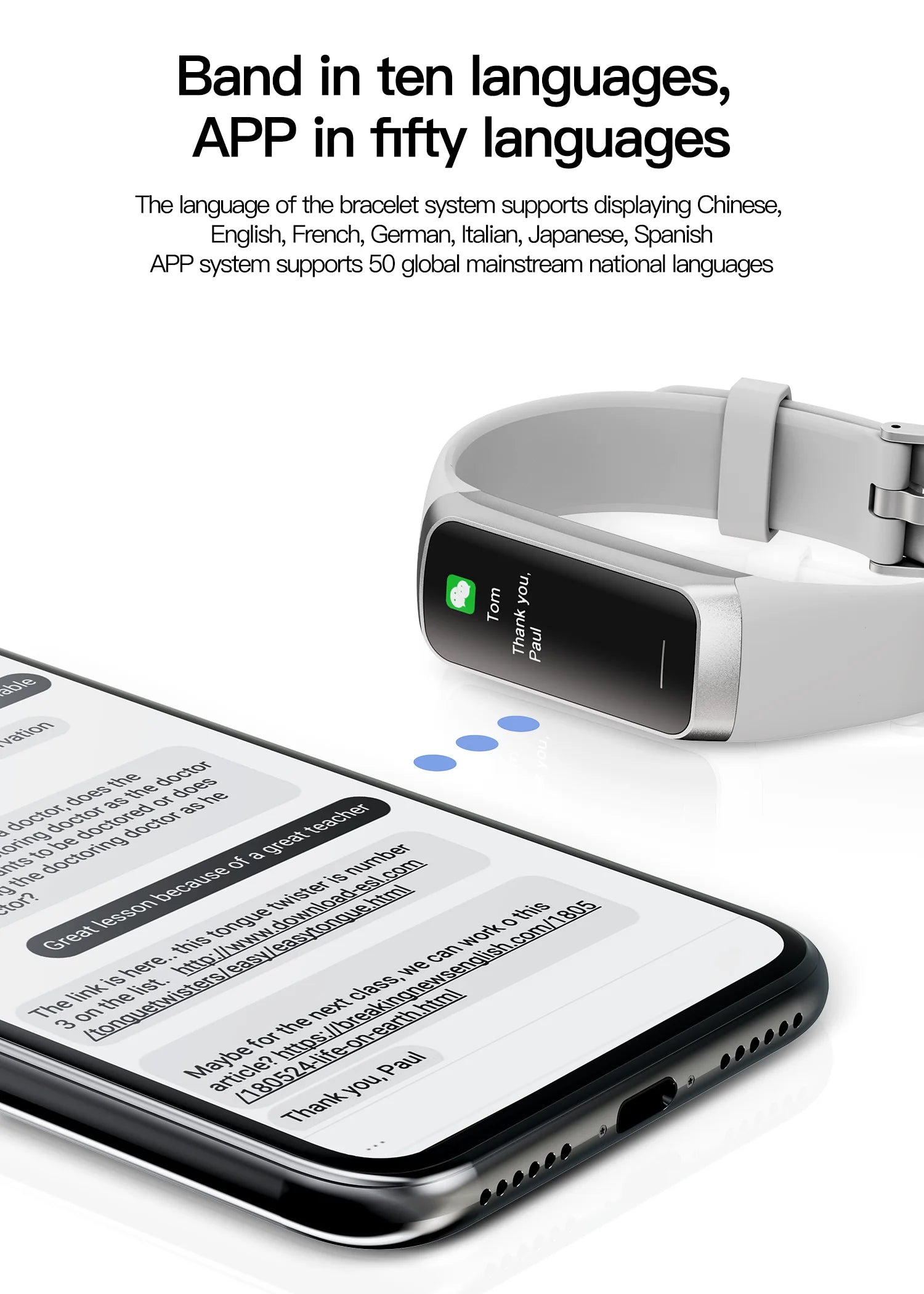 LIGE Reloj Inteligente AMOLED Fitness Tracker