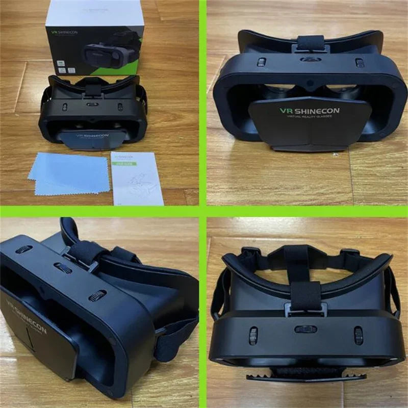 Shinecon VR gafas 3D auriculares dispositivo de Realidad Virtual casco gafas lentes teléfono inteligente móvil teléfono inteligente Realidade Viar VR
