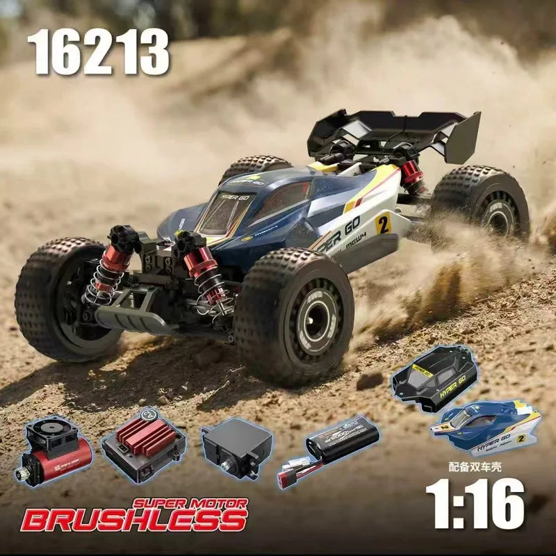 Nuevo Coche RC Mjx, Producto Nuevo, Escala 1:16, Sin Escobillas, Todoterreno, de Alta Velocidad, con Control Remoto, 16212 16213 4WD
