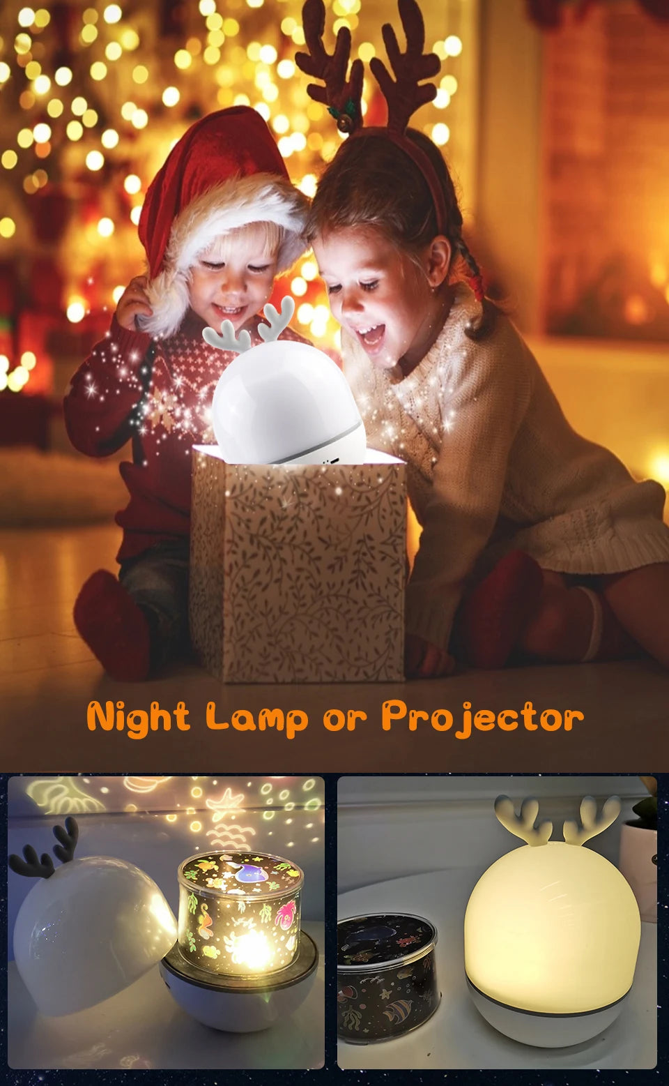 Proyector de Galaxia Bluetooth Luz Nocturna para Niños