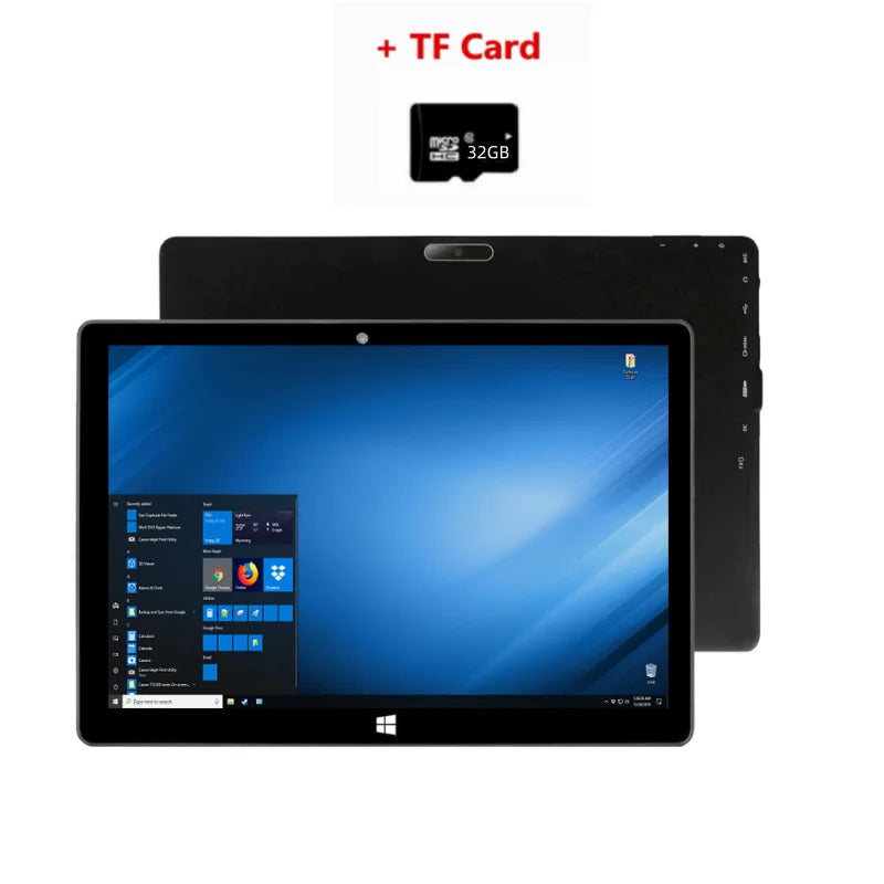 Tableta PC con Windows 10 de 10,1 pulgadas, 1920x1200 IPS, 8GB de RAM DDR, 128GB de ROM, 64 bits, Intel Atom X5-Z8350, 4 núcleos, cámara dual, puerto HDMI