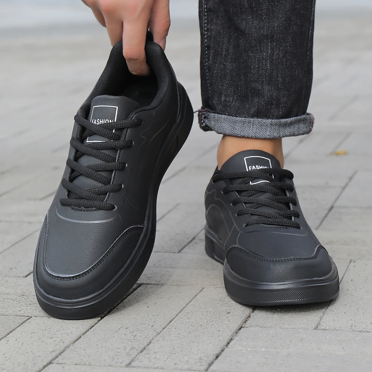 Zapatos ligeros para correr para hombre, zapatillas informales cálidas para invierno, cómodos zapatos deportivos impermeables para hombre, zapatos para caminar con cordones