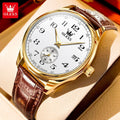 Reloj de Cuarzo OLEVS 3622 para Hombre, Resistente al Agua, Luminoso