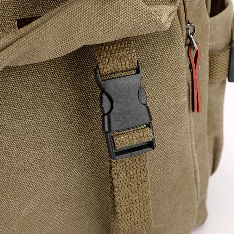 Mochila de viaje de gran capacidad para hombre, adecuada para diferentes grupos de personas, longitud de la correa de hombro ajustable, multicompar