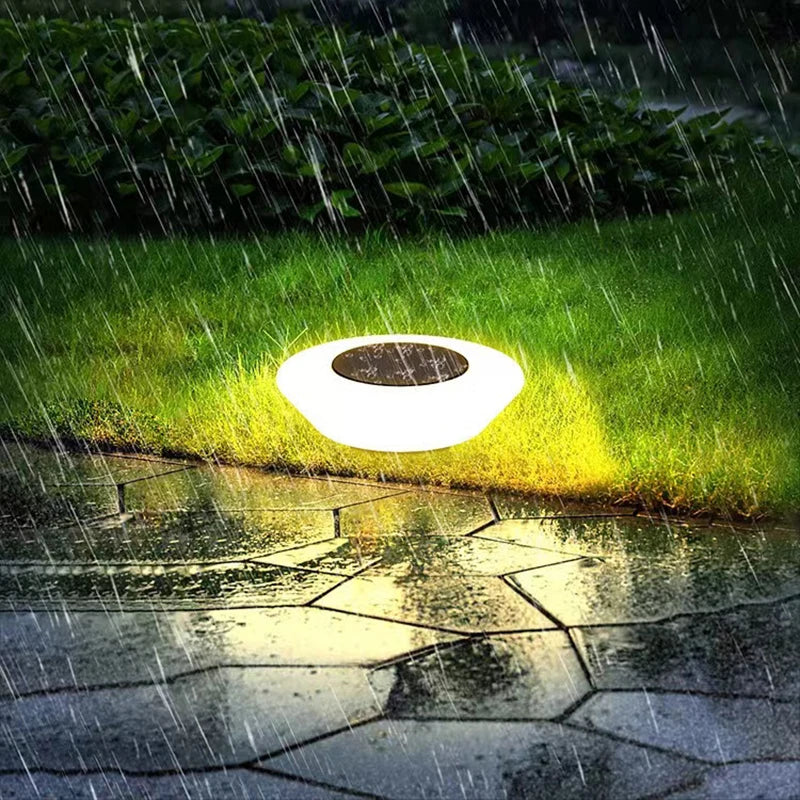 Luces Solares de Disco para Jardín y Caminos