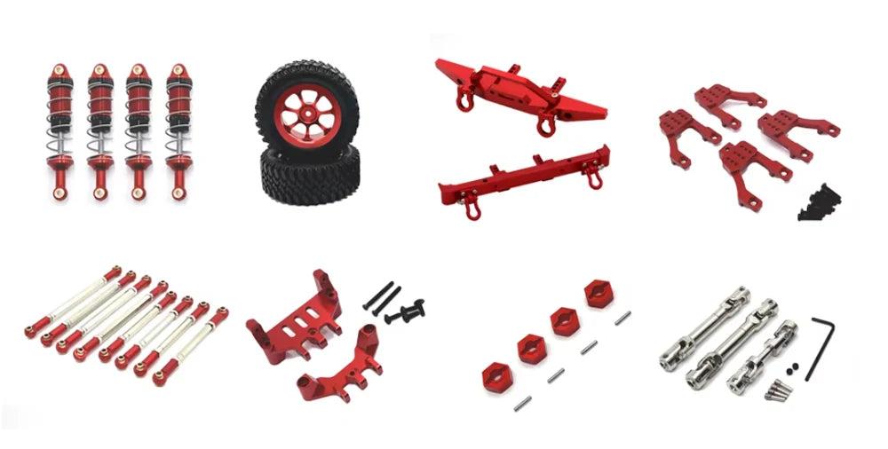 Buggy RC Crawler 4x4, Escala Completa con Luces LED
