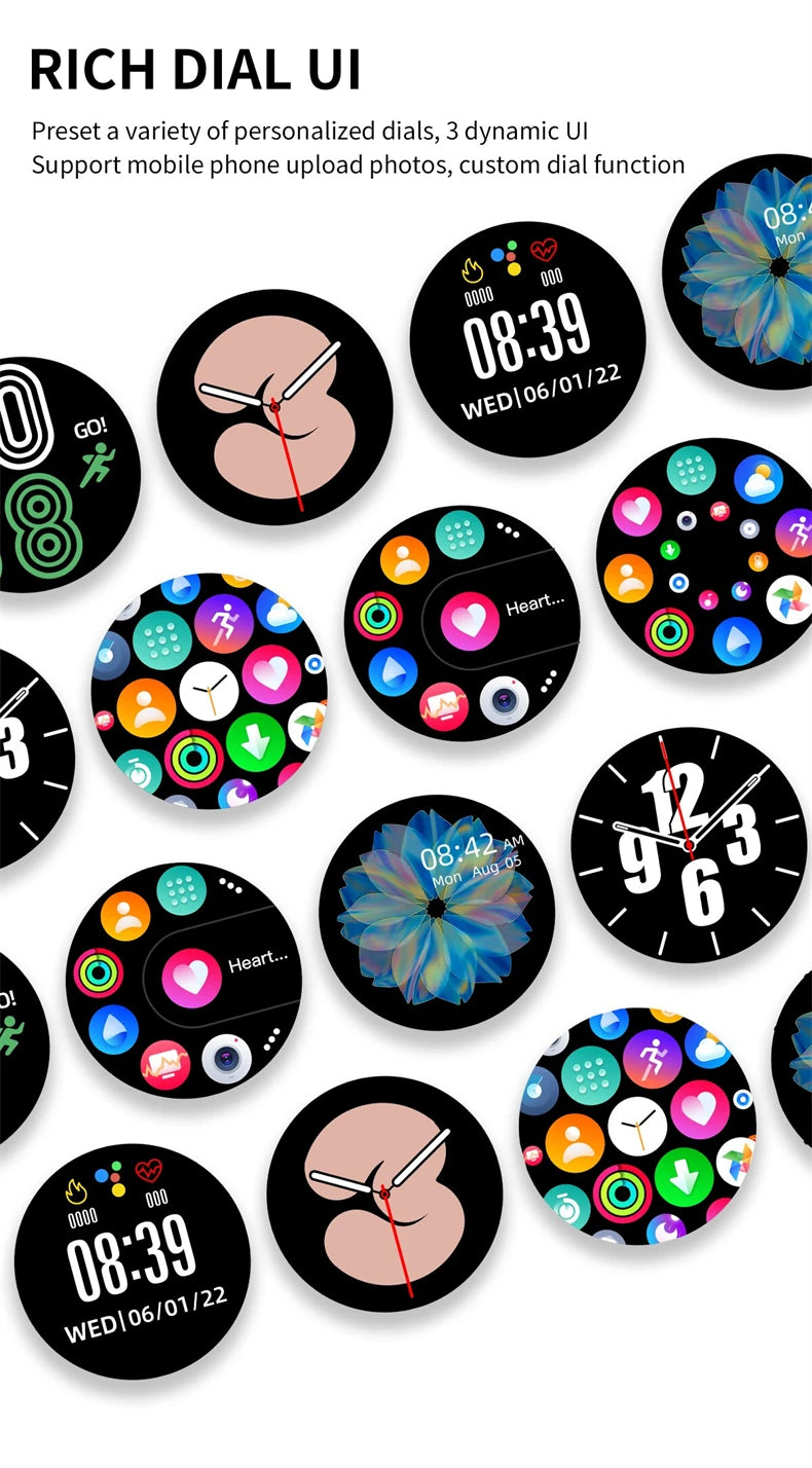 LIGE Reloj Inteligente Mujer NFC Bluetooth