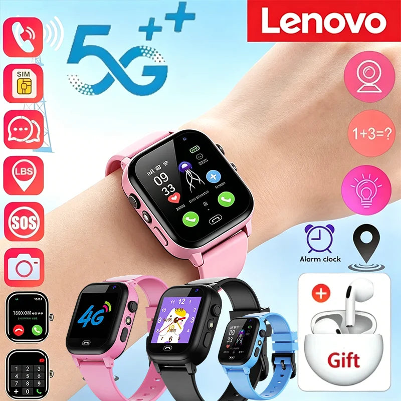 Reloj Inteligente 5G para Niños con GPS, Videollamada, SOS y Cámara