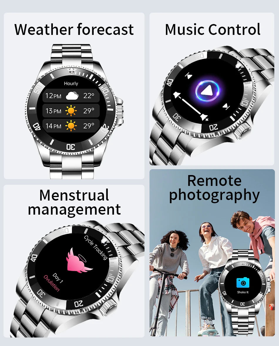 LIGE Reloj Inteligente 1.27 Presión Arterial