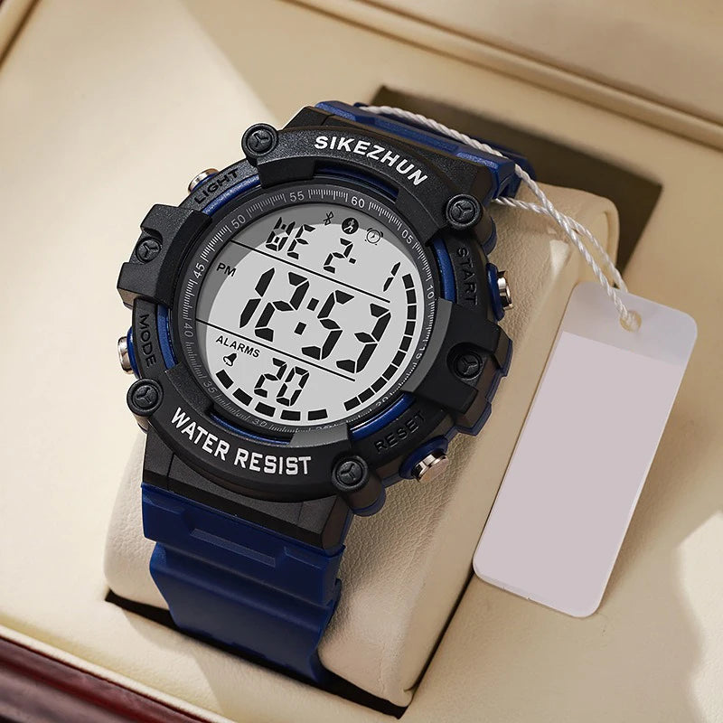 Reloj Digital Deportivo con Cronómetro y Calendario