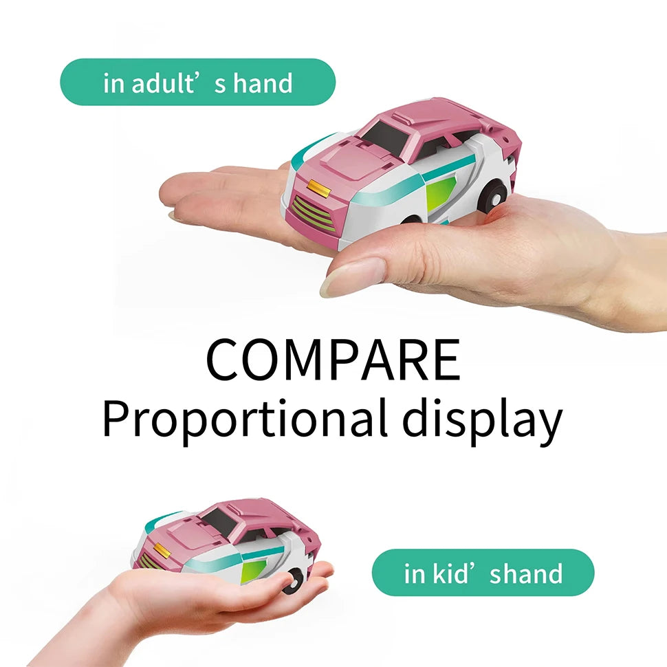 Auto Magnético Transformable 3 en 1 para Niños Juguete DIY