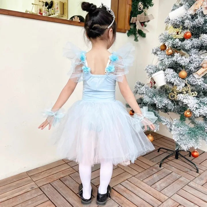 Vestido de Ballet Tutú para Niñas, Traje de Bailarina Infantil