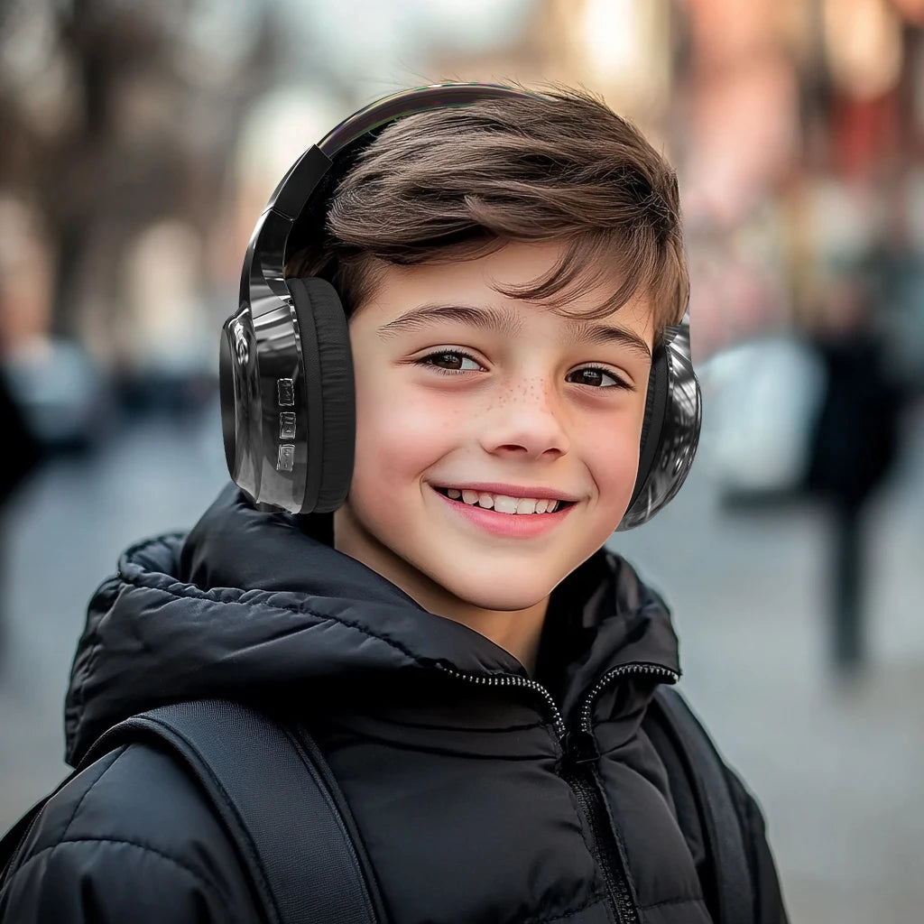 Auriculares Bluetooth Infantiles Plegables para Viajes