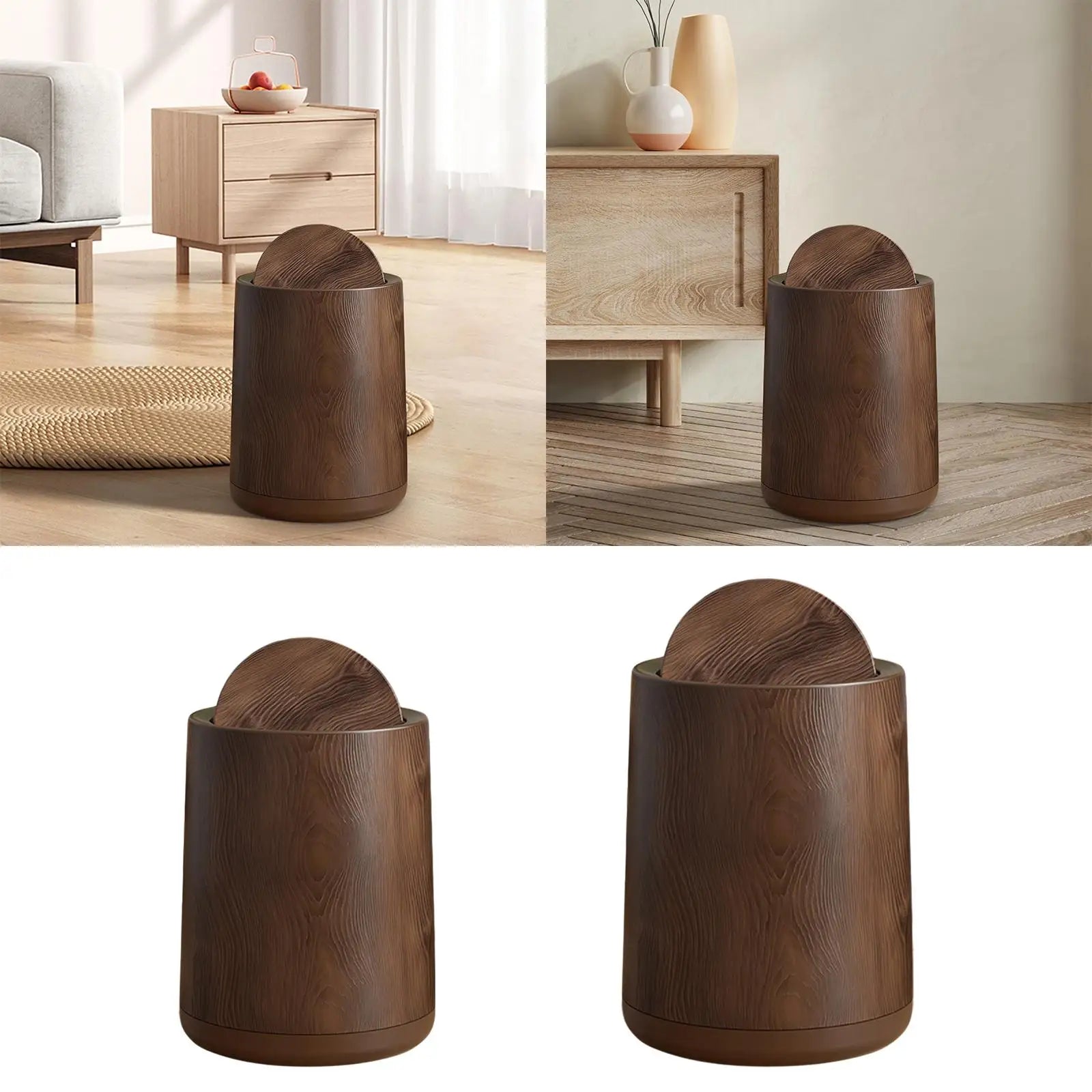 Cubo de basura para baño, cubo de basura para el hogar, dormitorio, dormitorio