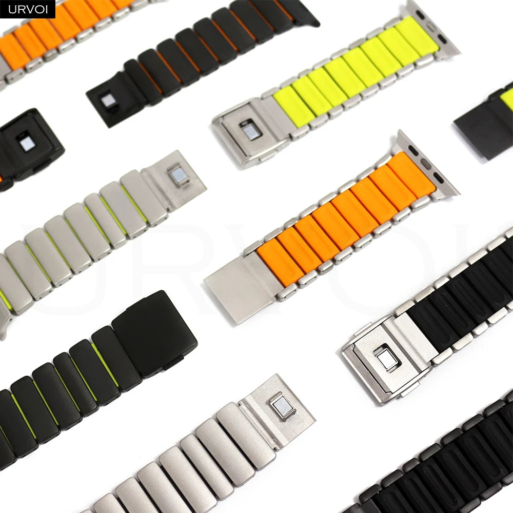 Correa URVOI Stratos Titanio para Apple Watch