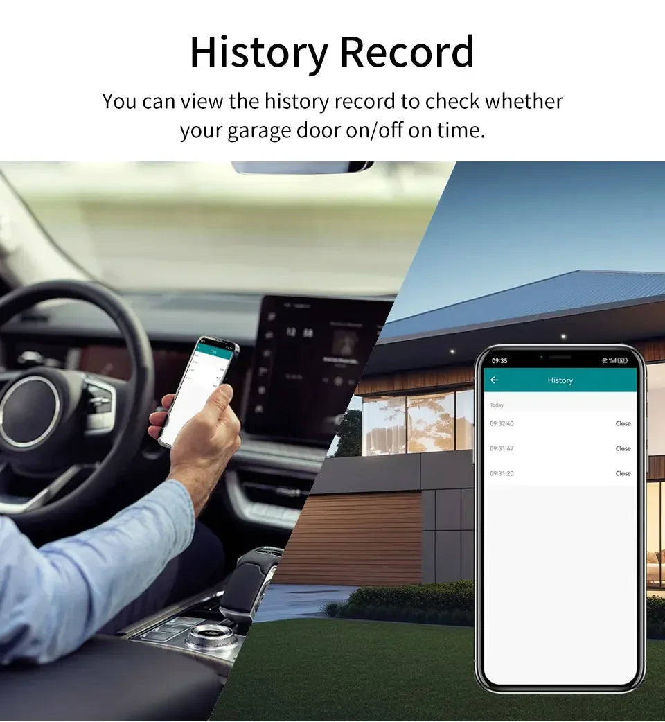 Controlador de Puerta de Garaje WiFi Zigbee Smart Life