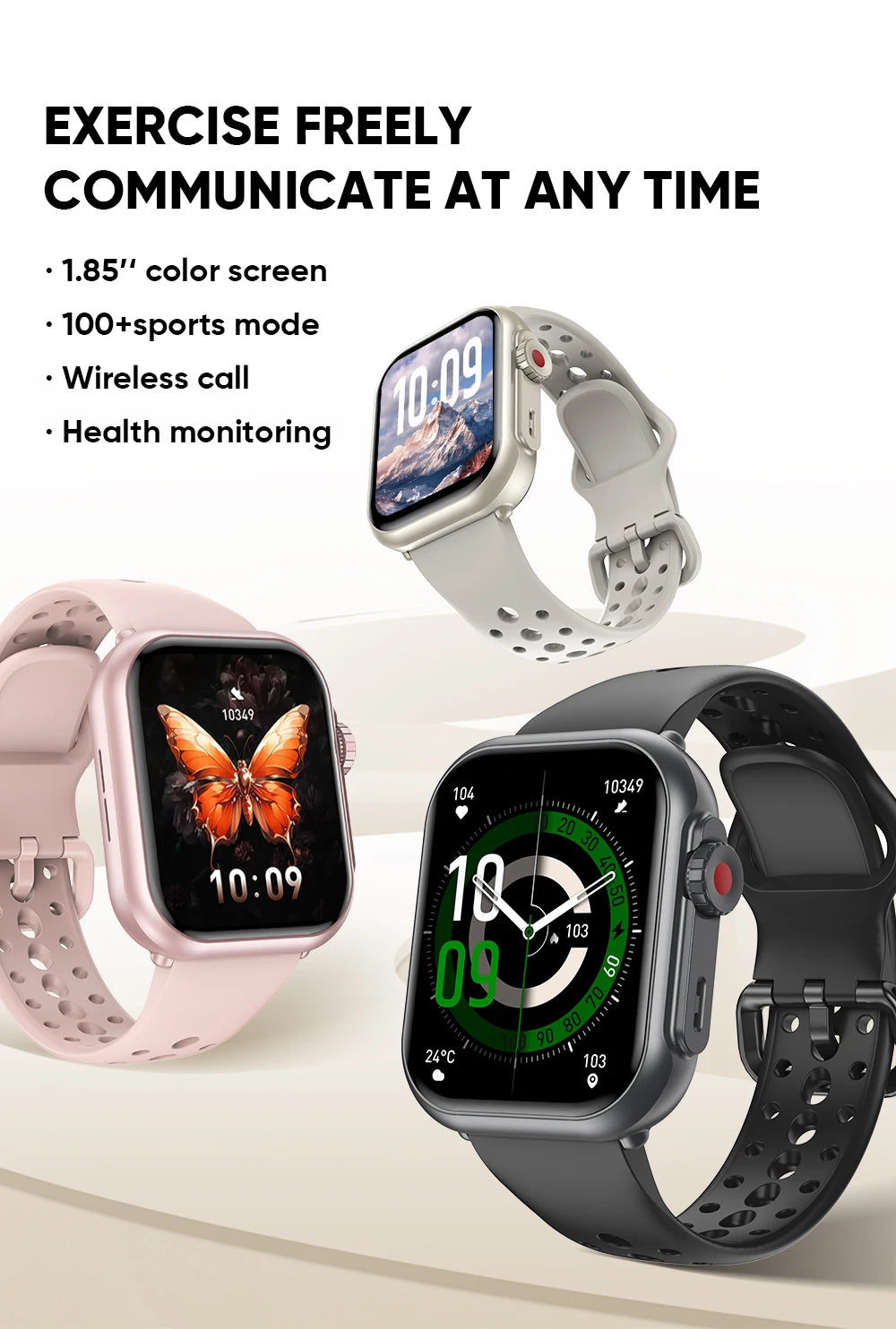 Reloj Ultra2 Inteligente AMOLED Mujer 1000mAh