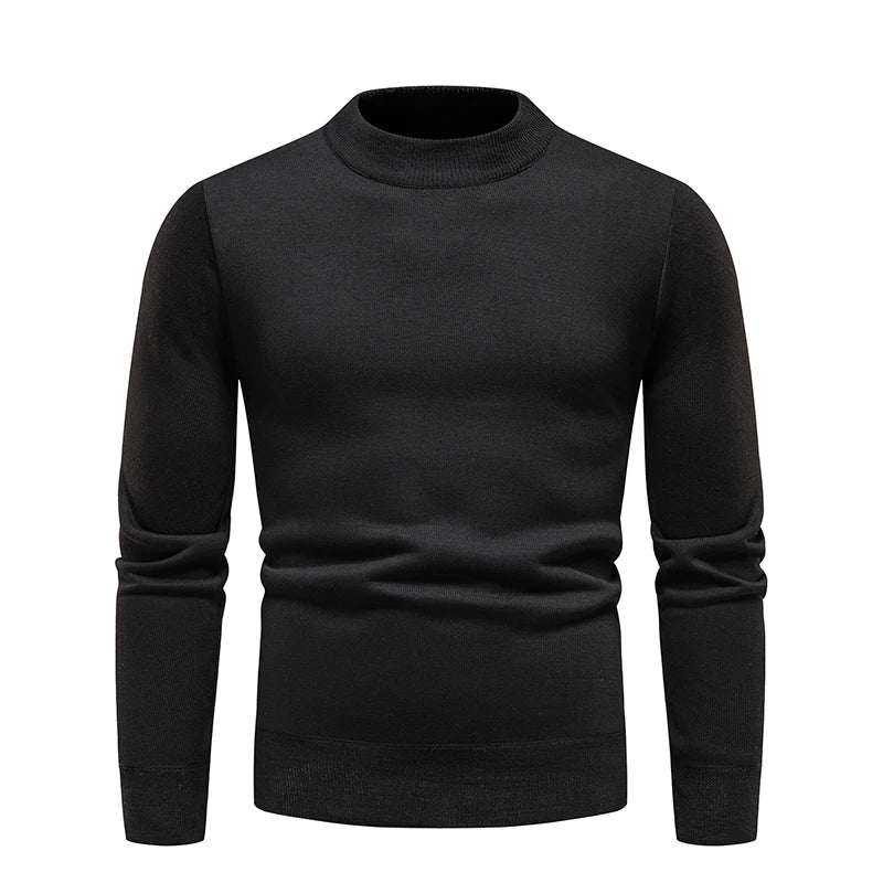 Jersey para hombre, suéter suave, camisas de terciopelo de invierno, ropa de marca, blusa fría cálida de lana tejida, camisas inferiores ajustadas