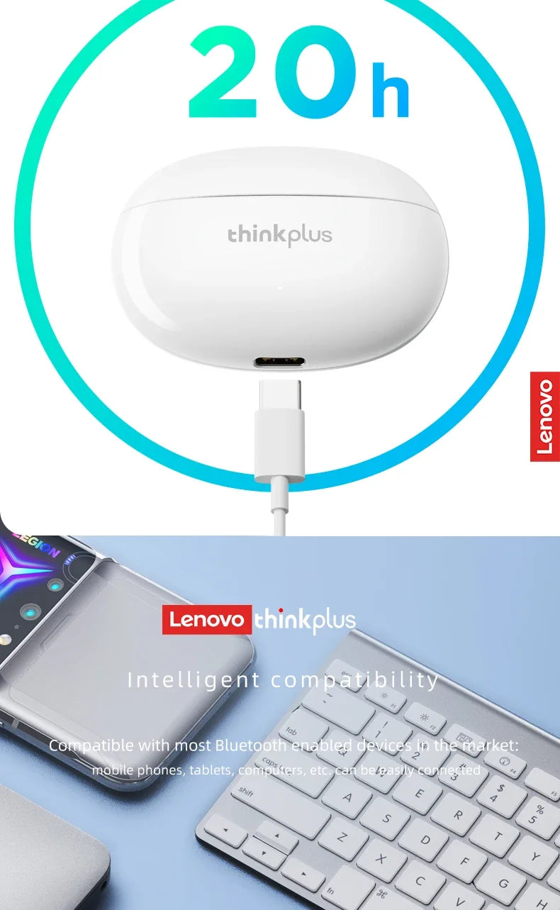 Lenovo XT88 Auriculares TWS Bluetooth 5.3
