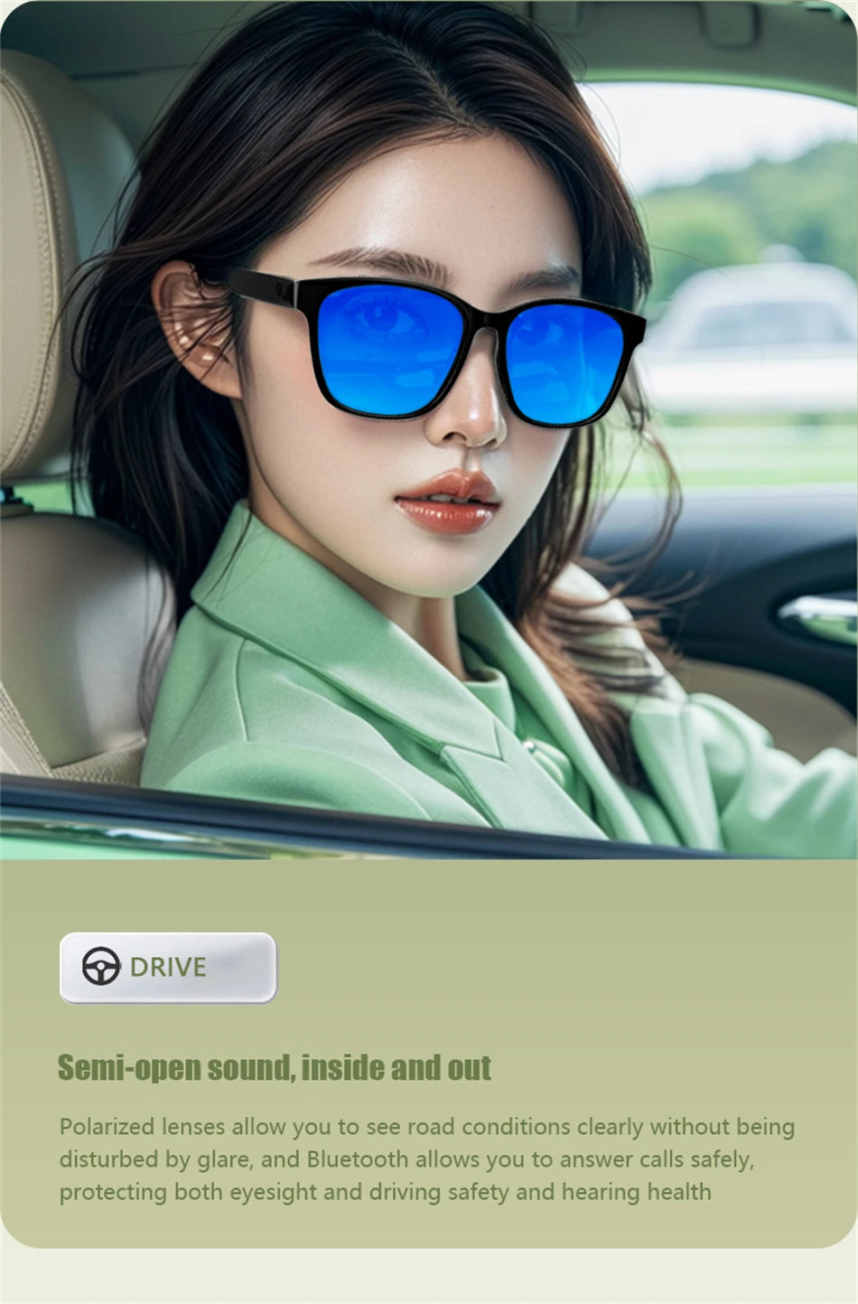 Gafas Inteligentes Bluetooth con Navegación y Música