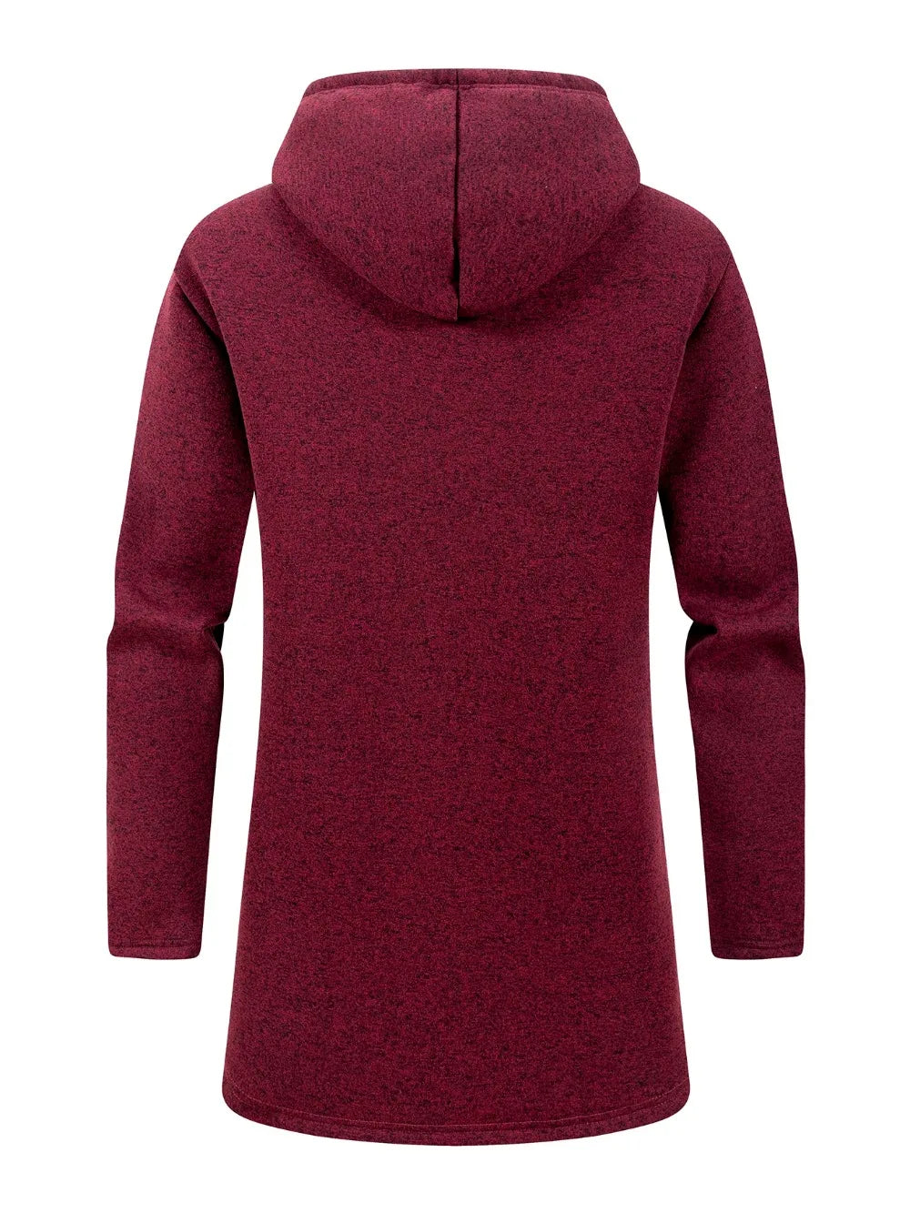 Chaqueta con Capucha Gruesa para Hombre, Cremallera, Abrigo de Invierno