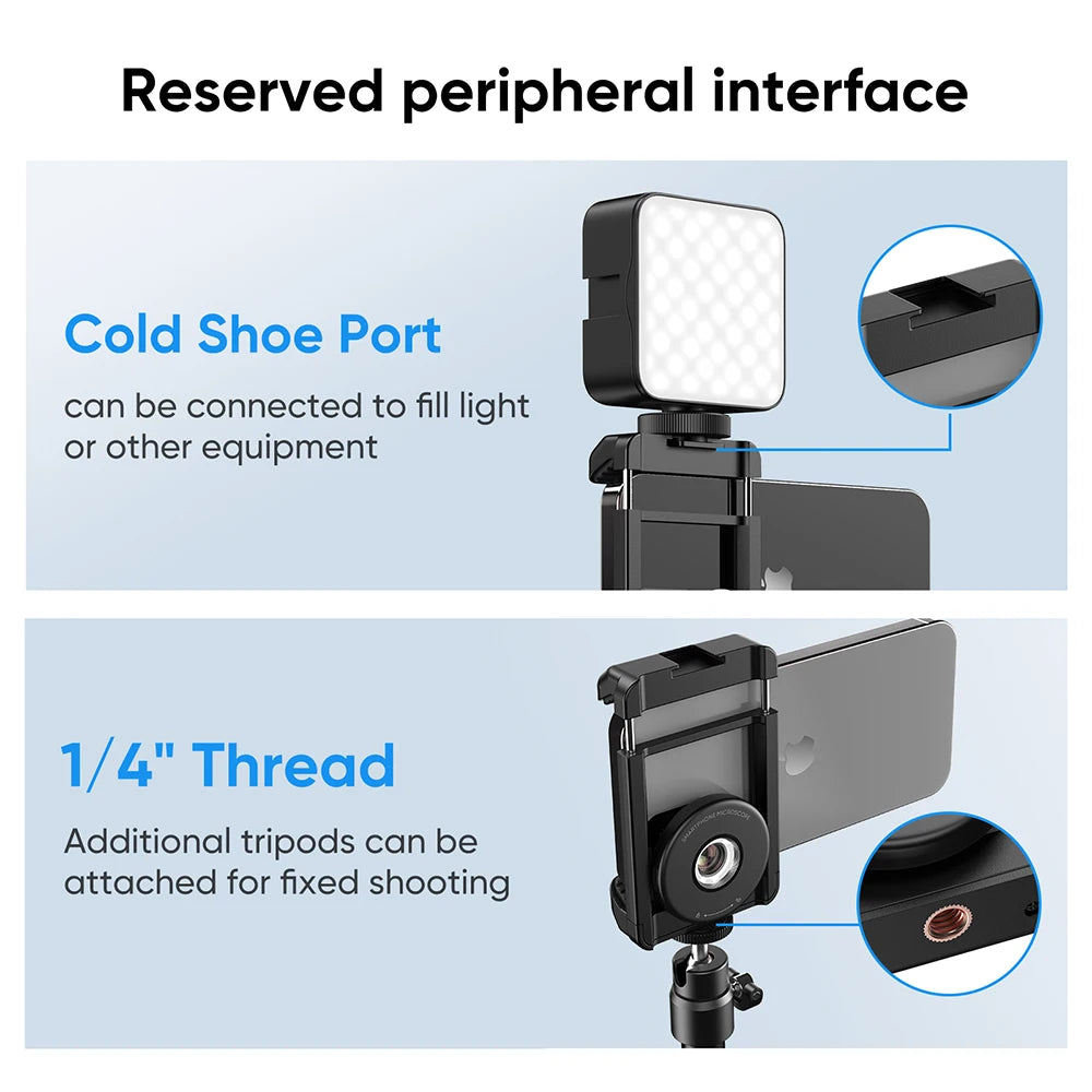 Lente de Microscopio Digital 100X para iPhone y Xiaomi