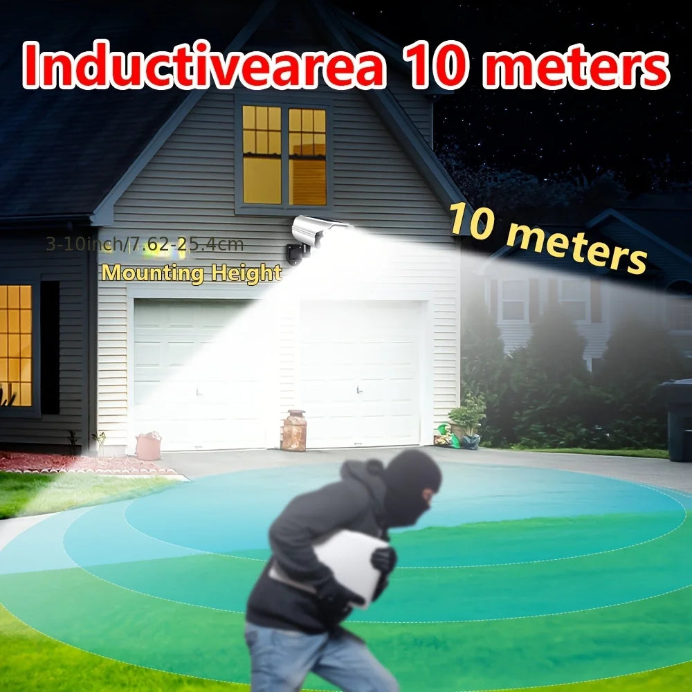 Luces Solares 77LED con Sensor de Movimiento y Control Remoto
