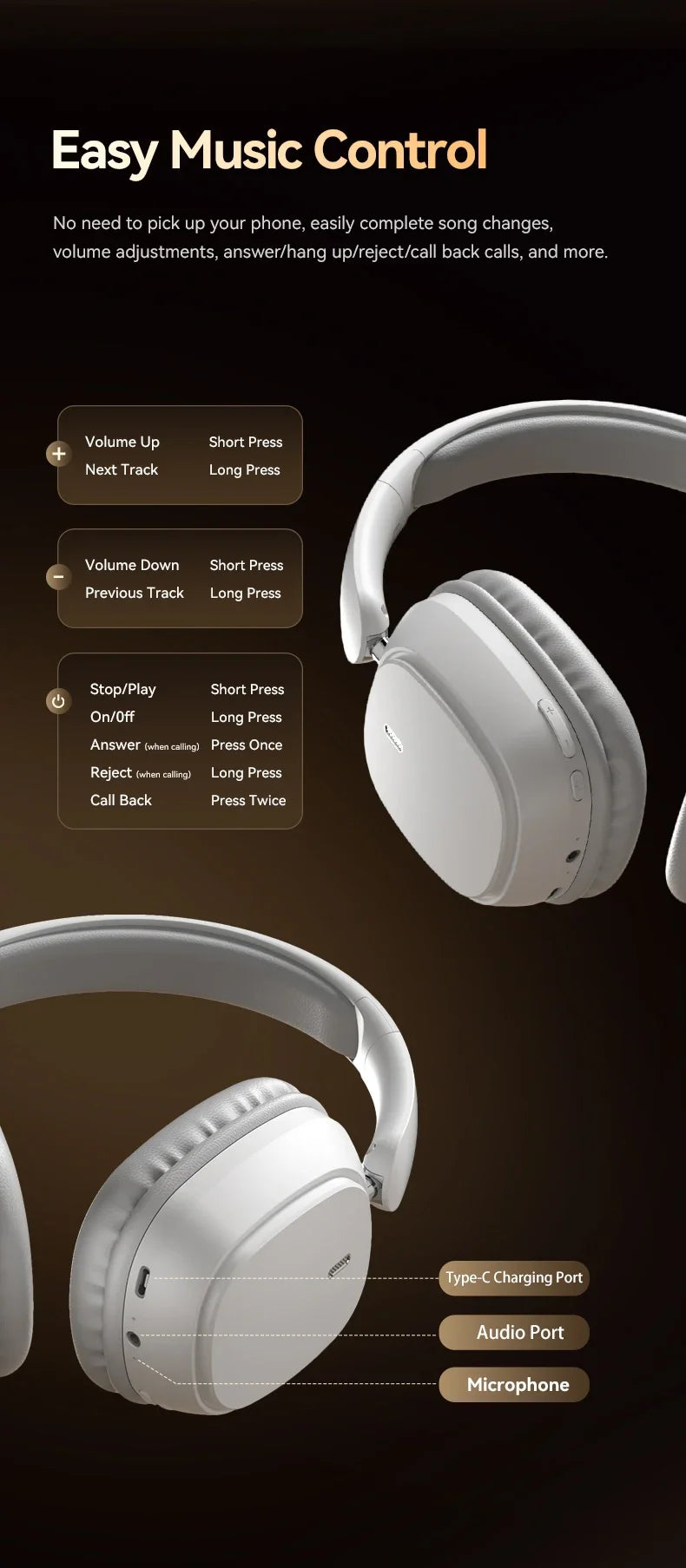 SY-T11 Auriculares Bluetooth 5.3 HiFi 90H