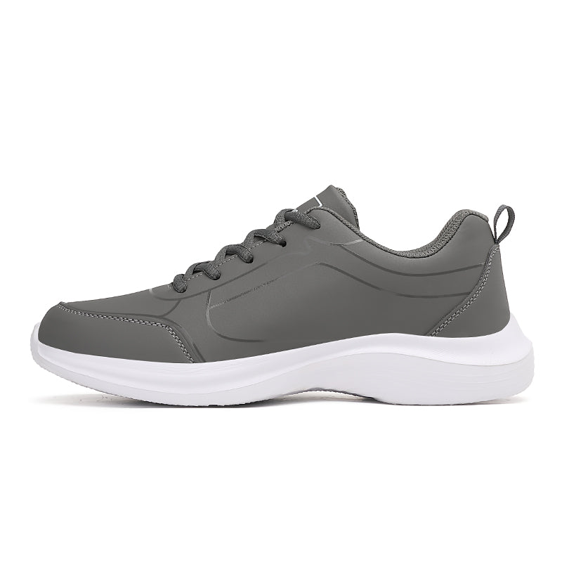 Nuevos zapatos para correr para hombre, zapatillas cálidas de invierno para hombre, zapatos antideslizantes transpirables para caminar para hombre, zapatos informales suaves con cordones, ligeros