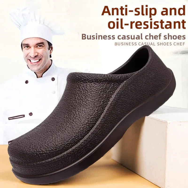 Zuecos de chef unisex antideslizantes de EVA para cocina y restaurantes