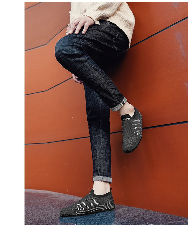 YRZL, mocasines de malla para hombre, mocasines para conducir, zapatos planos con parte inferior fina para caminar, mocasines informales antideslizantes transpirables, zapatos de verano para hombre