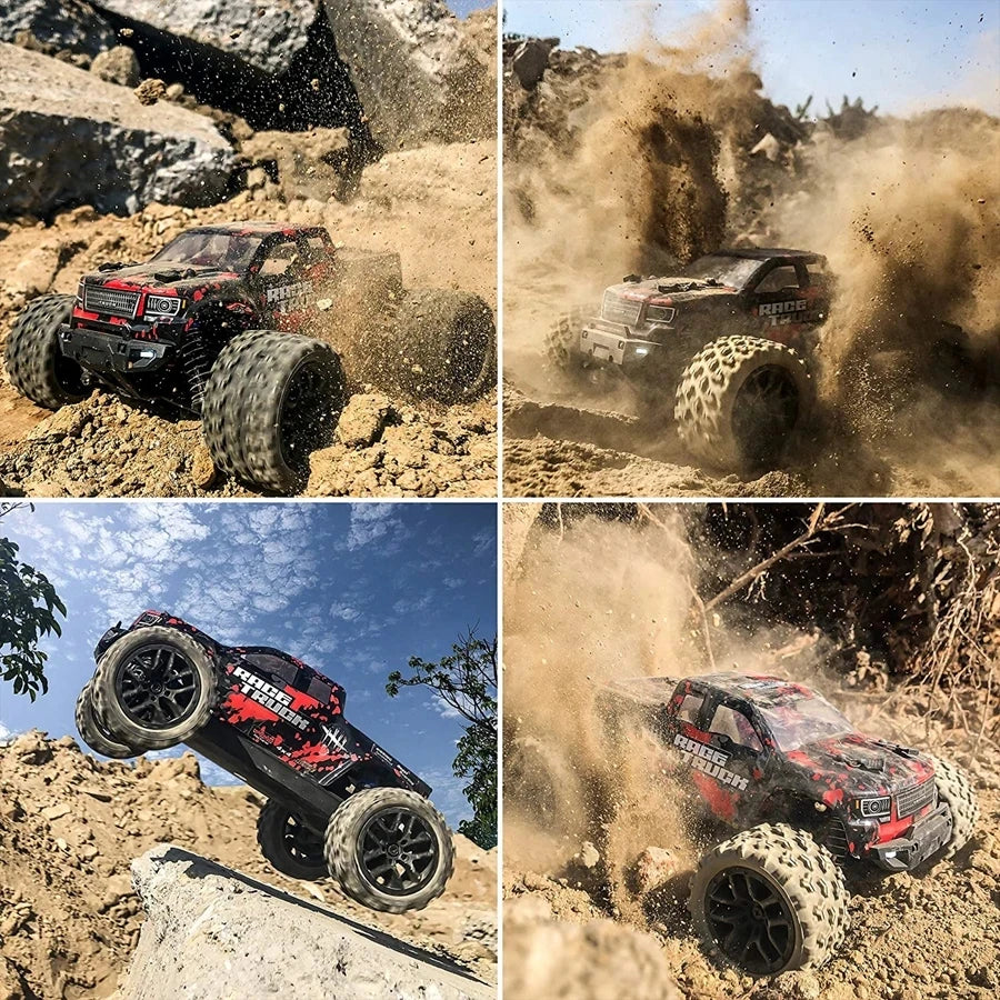 Coche Todoterreno RC 4WD sin Escobillas, Alta Velocidad 50-80 KM/H