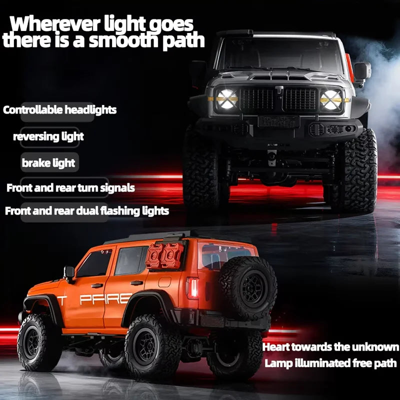 Coche Todoterreno RC 1:12 con Control Remoto, 4WD, Totalmente Proporcional