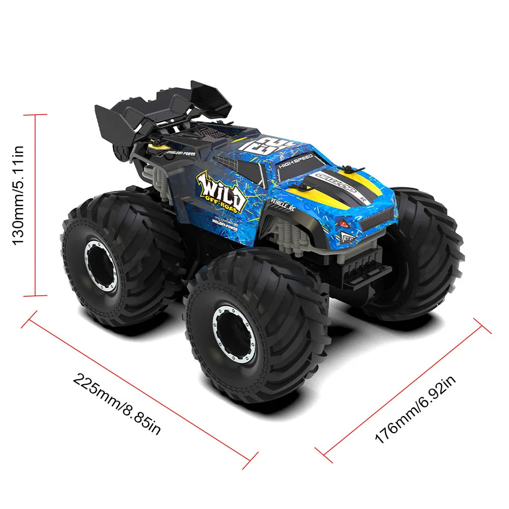 Monster Truck RC Anfibio 4WD Control Remoto Tierra y Agua