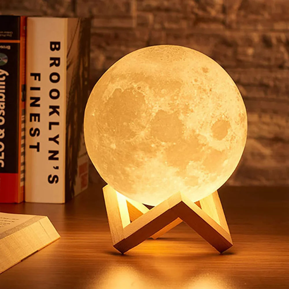 Luz LED de libro, luz de luna, lámpara de estrella, luz de noche de Luna DIY, regalo de cumpleaños para niños, decoración de dormitorio, luz nocturna, luces de ambiente