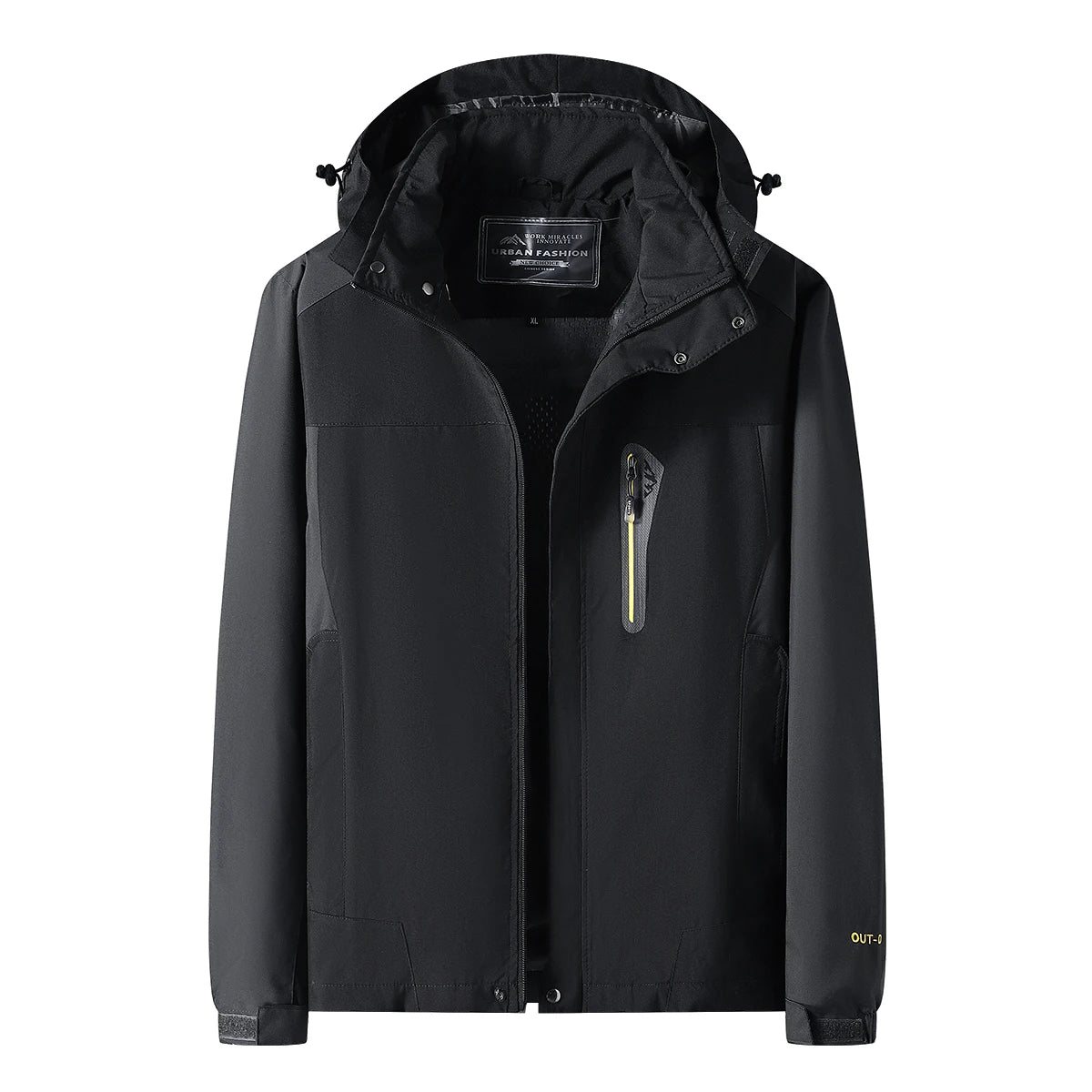 Chaqueta Impermeable de Senderismo para Hombre, Cortavientos