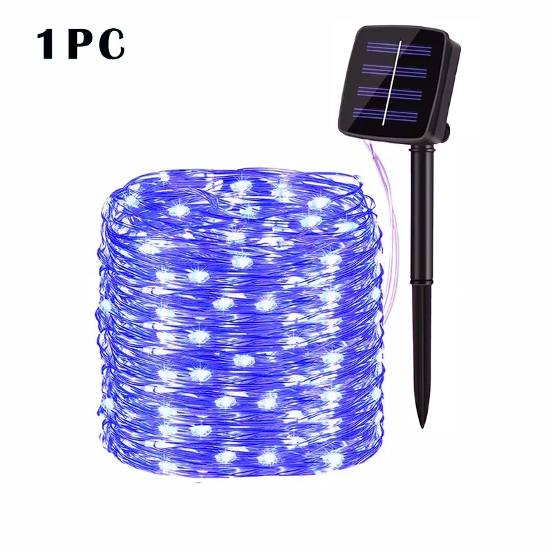 Guirnalda LED Solar para Jardín 7-32M - Impermeable IP65 8 Modos