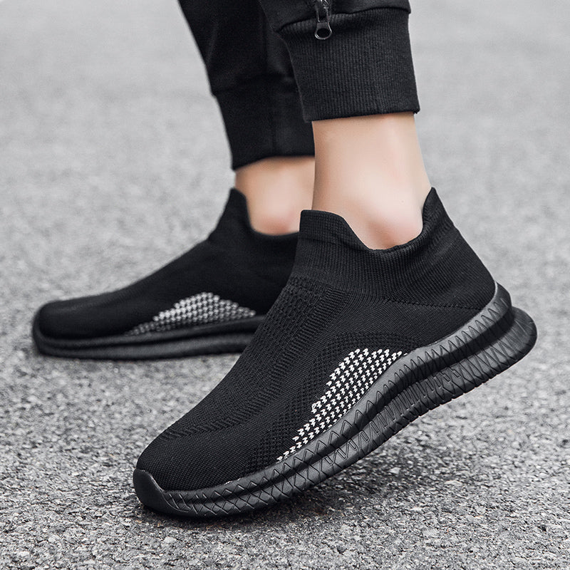 Zapatos transpirables para caminar para hombre, mocasines ligeros para exteriores, zapatos informales suaves y flexibles para hombre, calzado de moda, zapatillas de deporte 39-48