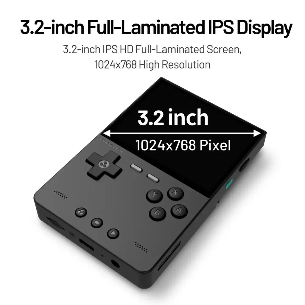 Consola de Juegos Retro Portátil con Pantalla IPS, Sistema Linux, Batería 3000mAh