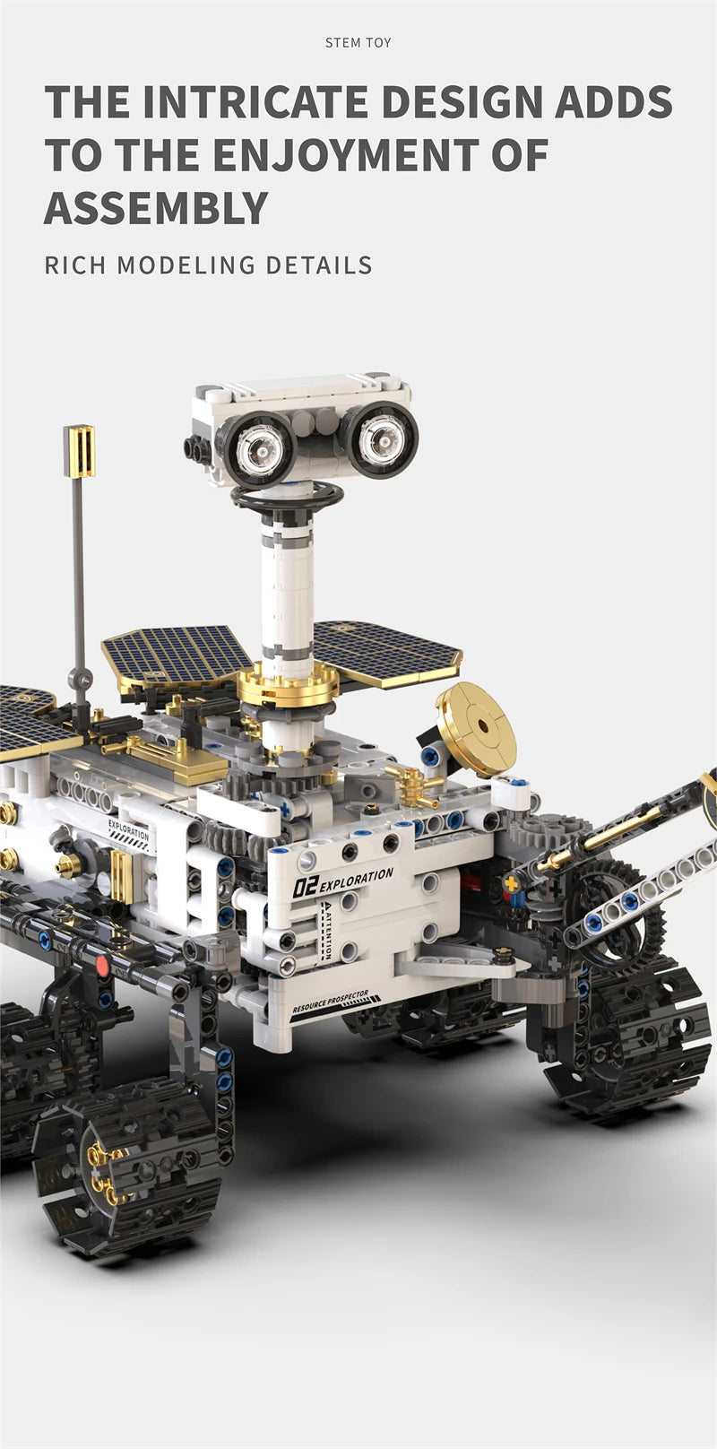 Bloques de construcción programables con brazo mecánico multieje, robot 5 en 1, juguetes de Control remoto, vástago interactivo, regalo de aprendizaje para niños