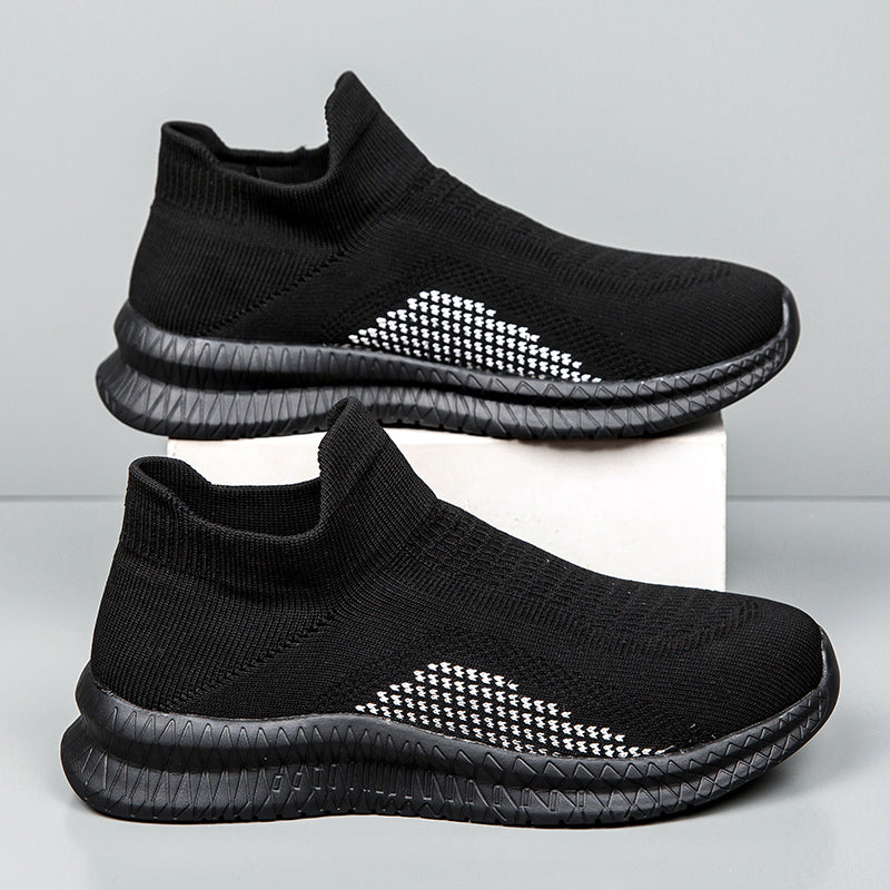 Zapatos transpirables para caminar para hombre, mocasines ligeros para exteriores, zapatos informales suaves y flexibles para hombre, calzado de moda, zapatillas de deporte 39-48