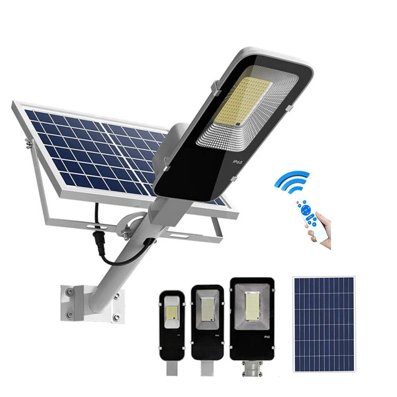 Farola Solar LED para Exterior con Detección Automática IP65