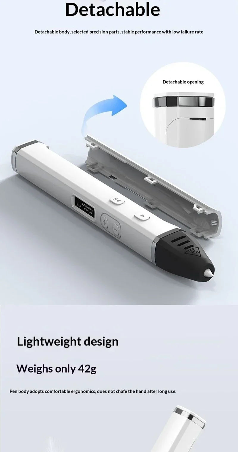 Lápiz de Impresión 3D Profesional con Pantalla OLED