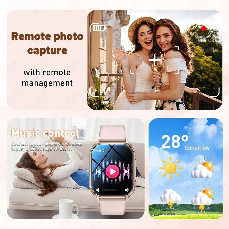 Smartwatch 2026 con pantalla AMOLED 1,83", batería 700 mAh y llamadas Bluetooth