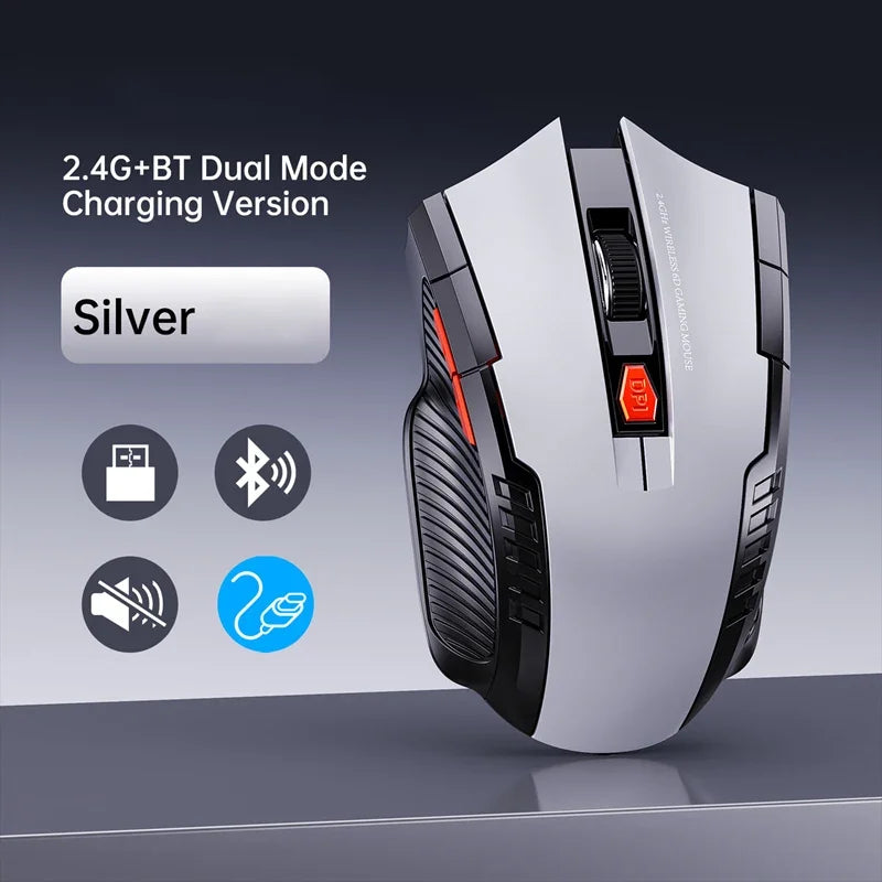 Ratón Inalámbrico Lenovo Modo Dual Bluetooth 2.4GHz Recargable